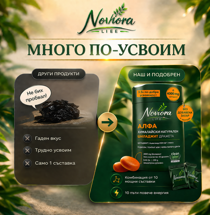 Noviora Life -  Естествена подкрепа за енергия и издръжливост