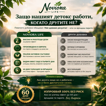 Noviora Life : Чернодробен детокс и възстановяване