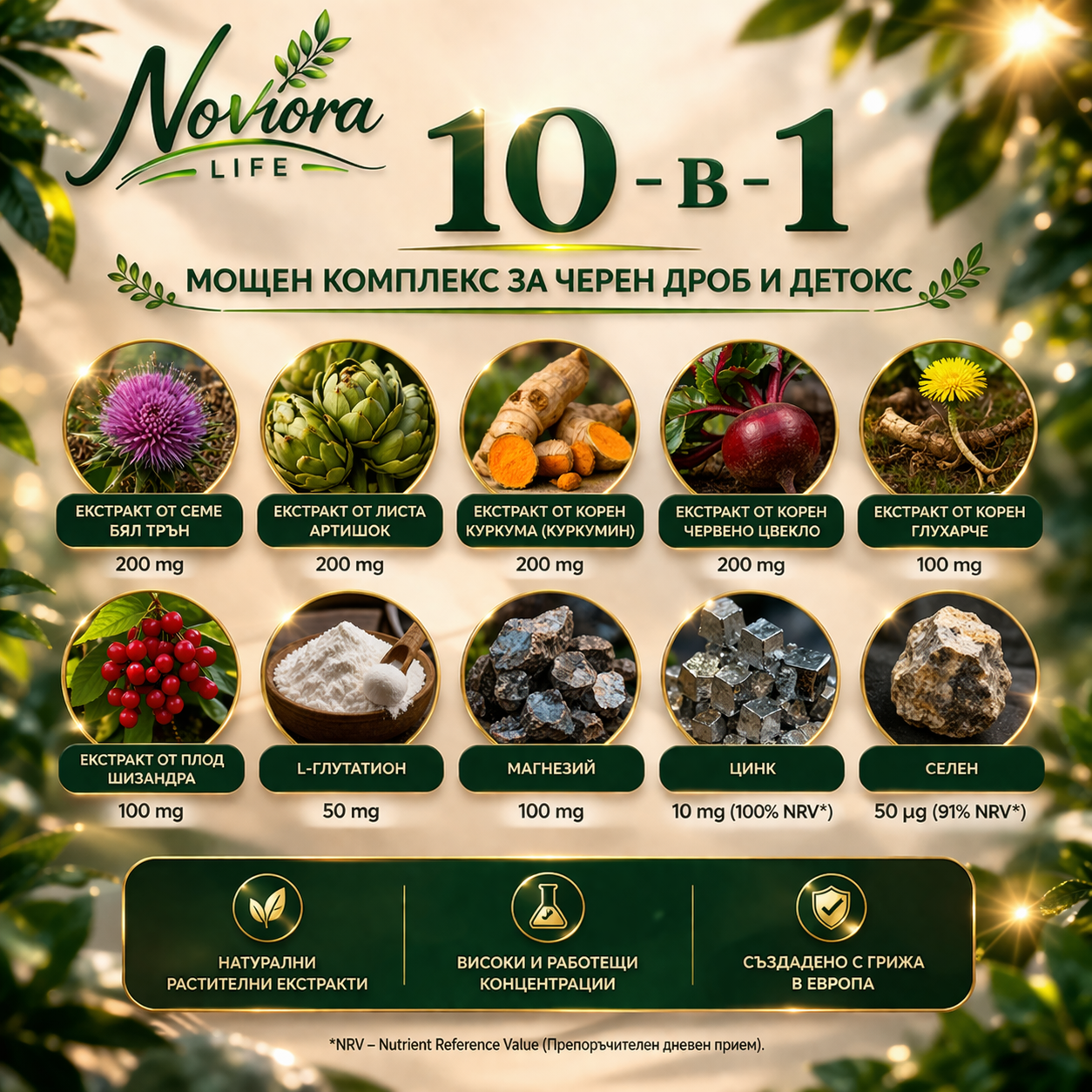 Noviora Life : Чернодробен детокс и възстановяване