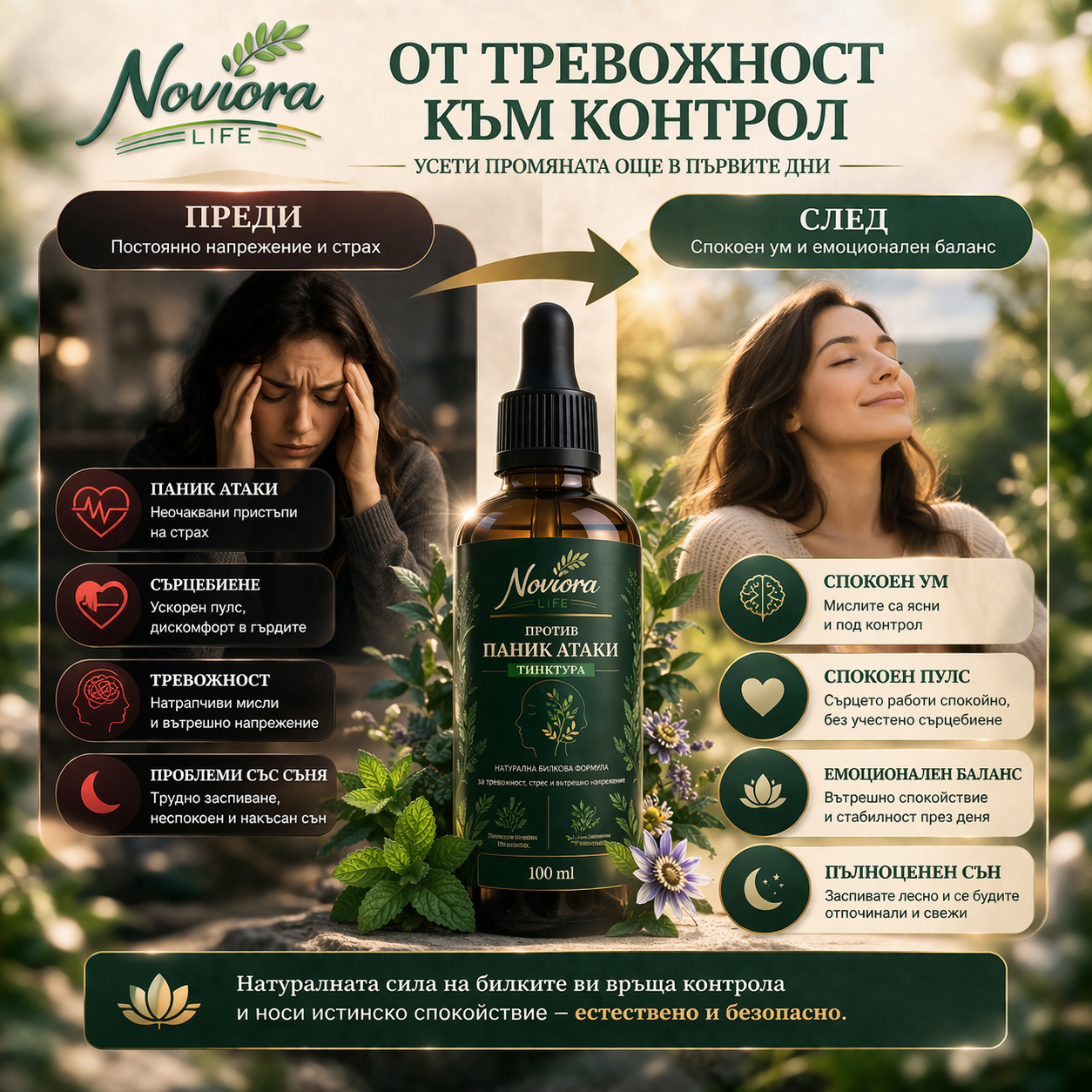 Noviora Life : Антистрес и защита от паник атаки